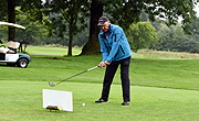 Franz „Bulle“ Roth spielte mit beim 13. TOP Magazin Golf-Trophy in München-Eichenried ©Fotos: Günther Reisp 
